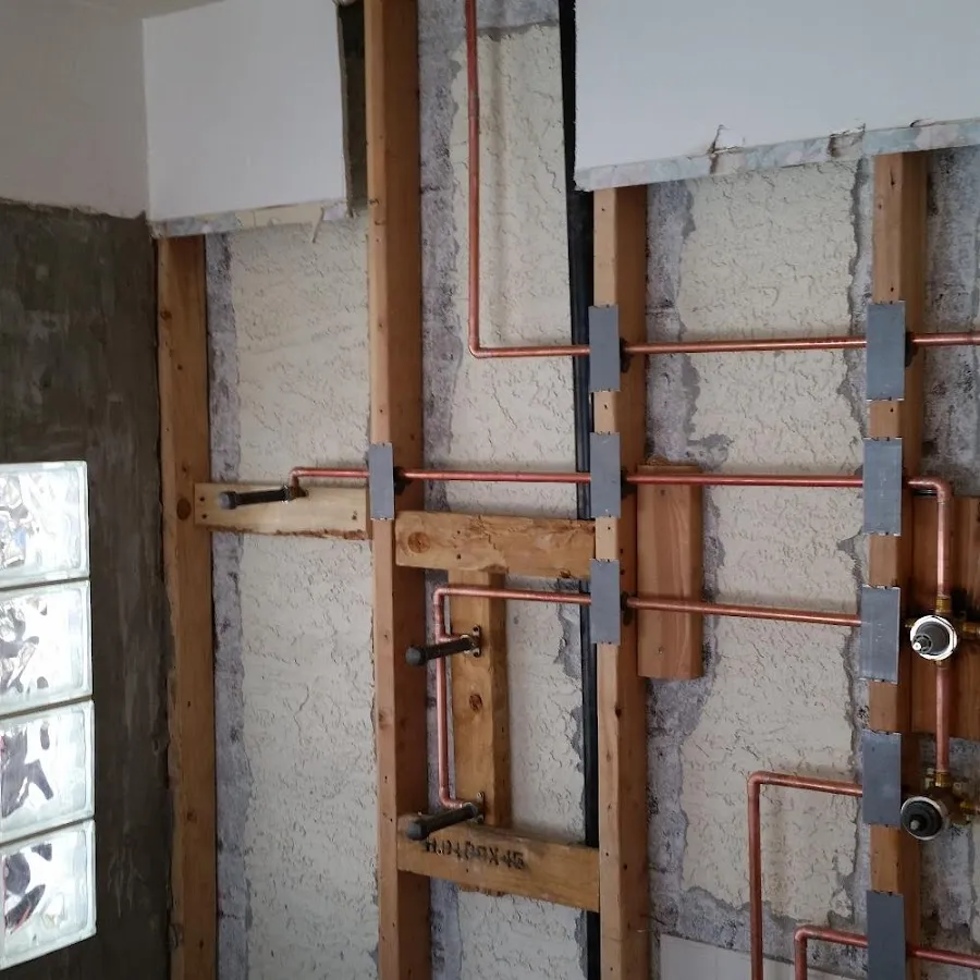 Copper pipe installation for Repiping in Halls